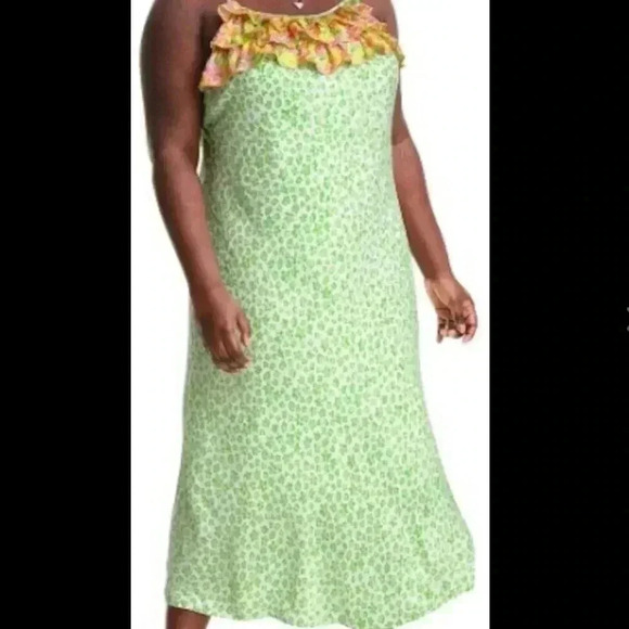 Rixo xTarget Midi Slip Dress Animal Print Colorful - Picture 2 of 9